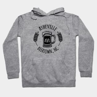 Beertown Asheville, NC - Black G 03 Hoodie